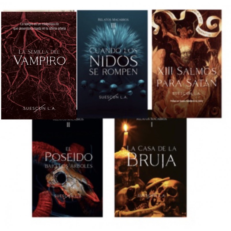 Pack Trilogía + Salmos + Vampiro (5 libros)